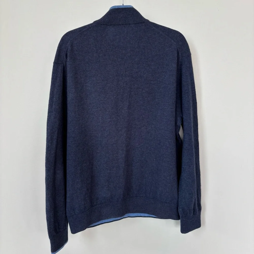 Greyson Wool & Cashmere 1/4 Zip Sweater‎ Size XL